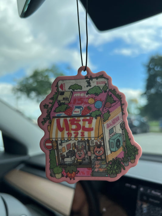 Strawberry Milk Air Freshener (Strawberry)