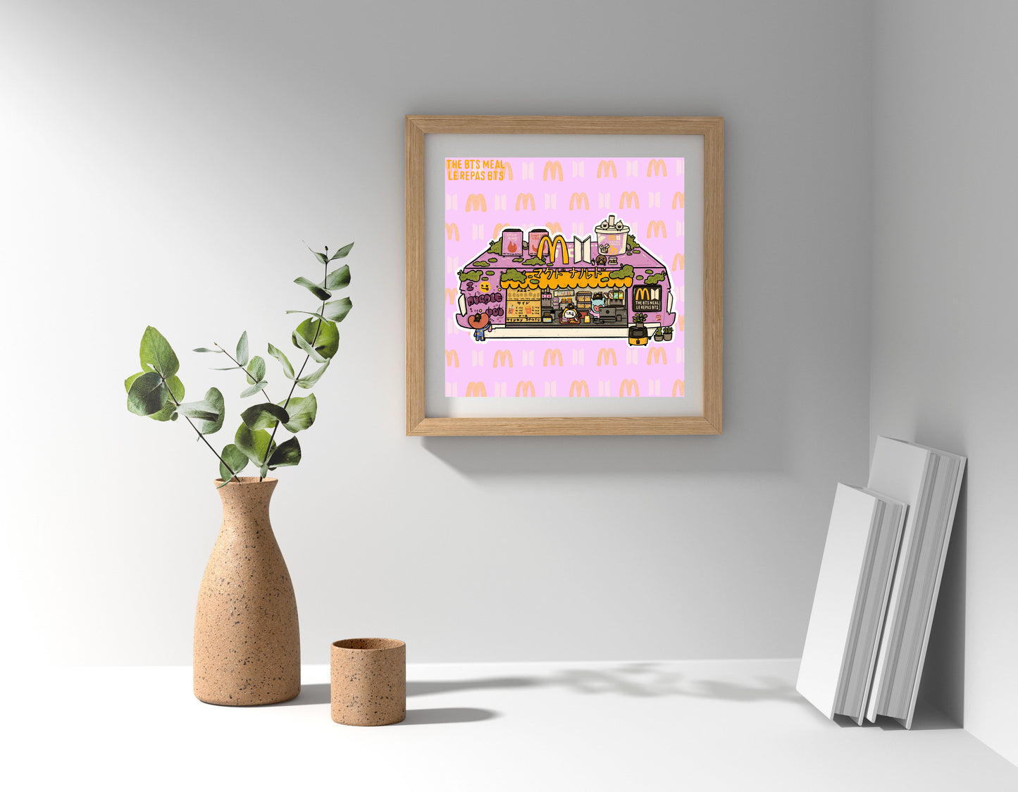 BT21 Meal Art Print