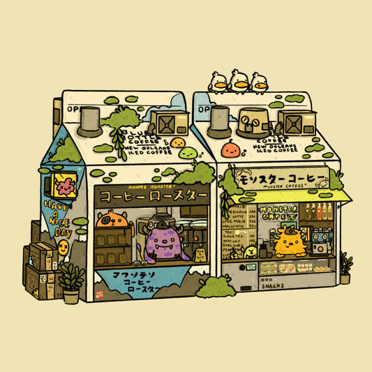 Monster Cafe Art Print