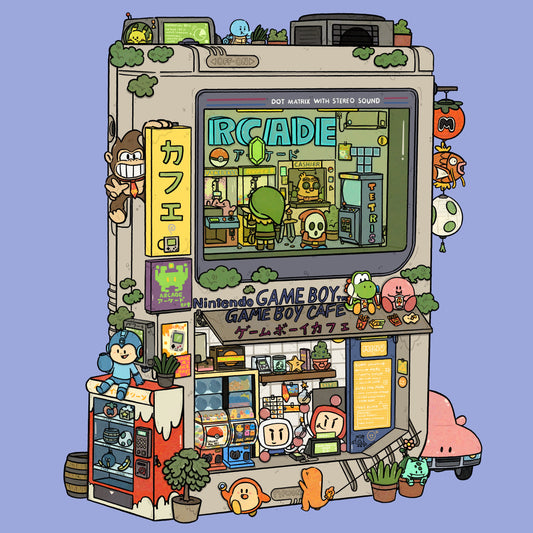 Gameboy Arcade Art Print