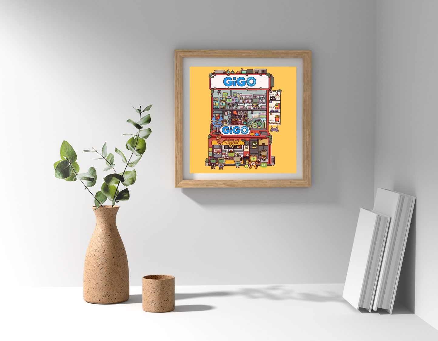 GIGO Arcade Art Print