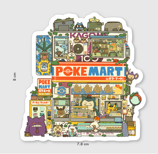 Poke Mart Vinyl Sticker