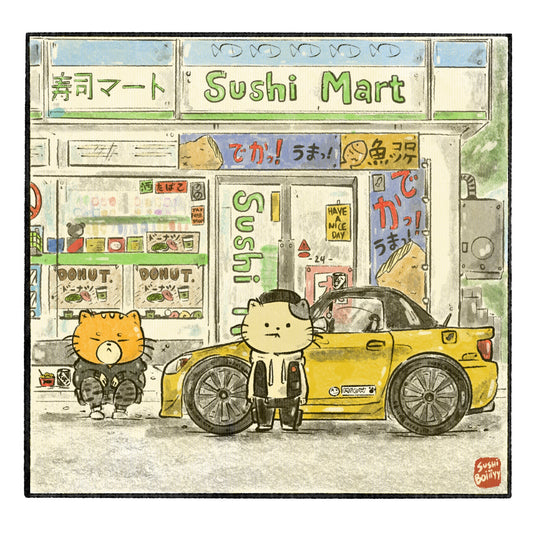 Sushi Mart Art Print