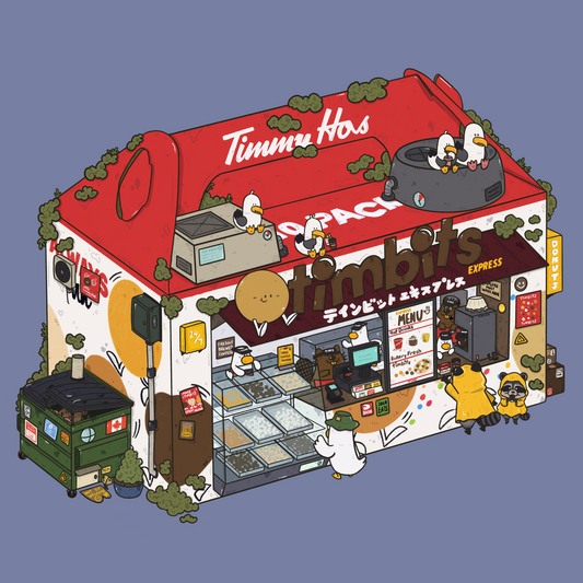 Timmy Ho's Cafe Art Print