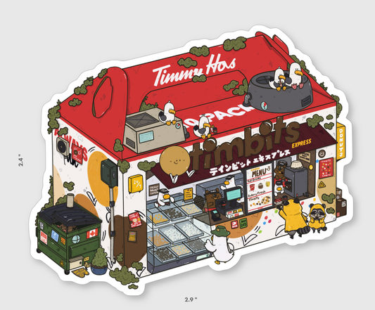 Timmy Ho’s Vinyl Sticker
