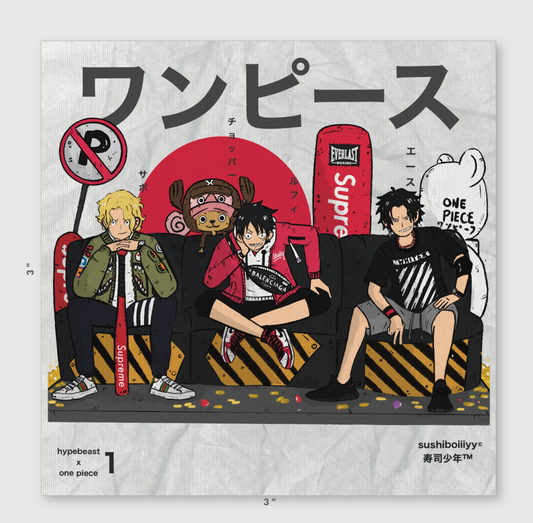 One Piece Vol. 1-5 Vinyl Stickers